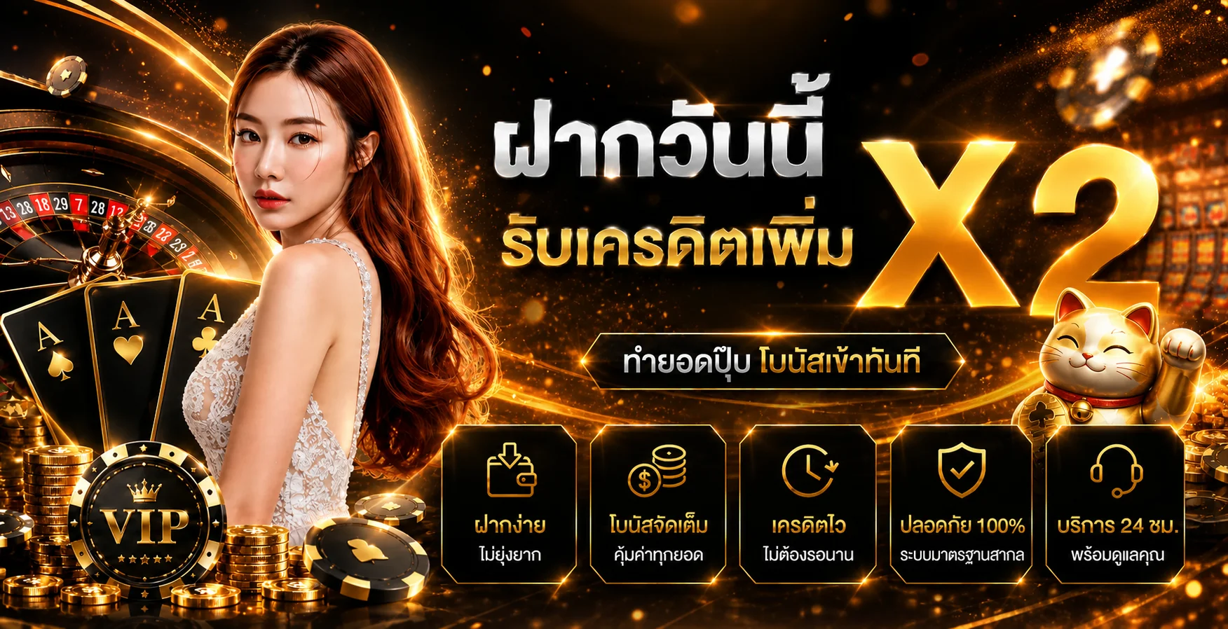 แบนเนอร์ CATCAT ฝากง่ายและวางแผนเครดิตอย่างรับผิดชอบ